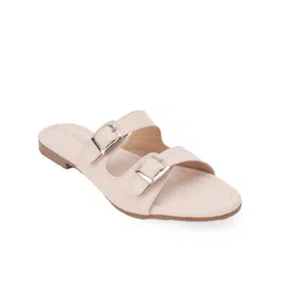CORSICA Women Textured One Toe Flats with Buckles image 3