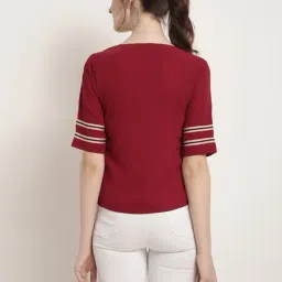 Rare Red Striped Top image 2