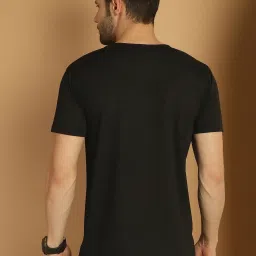 Vimal Jonney Black & Grey Regular Fit T-Shirt image 5