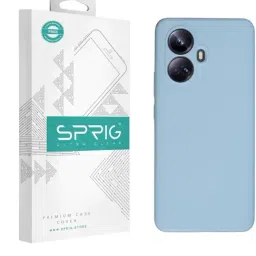 Sprig Liquid Silicone Back Cover for REALME 10 PRO PLUS 5G (Blue)-picture-34
