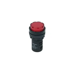 ONPOW-AD16-22ES/R/12V(AC/DC)-22mm AC/DC 12V Red LED Pilot Lamp Indicator IP40 image 1