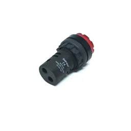 ONPOW-AD16-22ES/R/12V(AC/DC)-22mm AC/DC 12V Red LED Pilot Lamp Indicator IP40 image 2