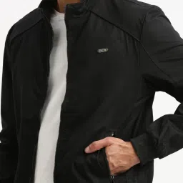 showoffff Showoff Black Slim Fit Jacket image 5