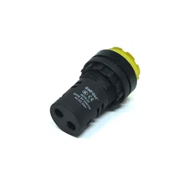 ONPOW-AD16-22ES/Y/220V(AC/DC)-22mm AC/DC 220V Yellow LED Pilot Lamp Indicator IP40 image 2