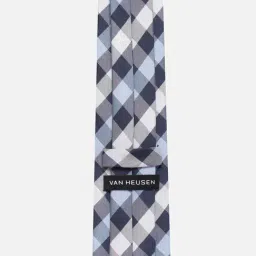 Van Heusen Blue Checked Tie image 4