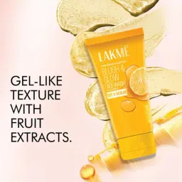 Lakme Blush & Glow Brightening Lemon Facewash with Vitamin C Serum - 100gm image 5