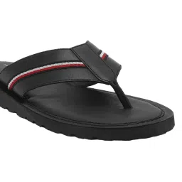 TOMMY HILFIGER Men's Black Flip Flops image 5