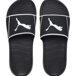 Puma Men's Popcat 20 Shower Jet Black Slides-picture-39