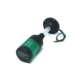 ONPOW-HBJD-55A/D/1/G/24V/B/P-22mm AC/DC 24V~220V Constant Flashing Green LED With Base Installation Warning Indicator IP65(1L1C) image 1