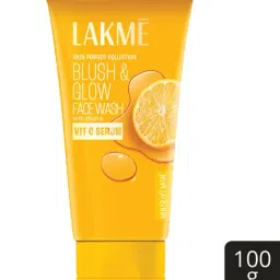 Lakme Blush & Glow Brightening Lemon Facewash with Vitamin C Serum - 100gm image 3