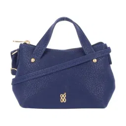Baggit Blue Textured Extra Small Satchel-image-27