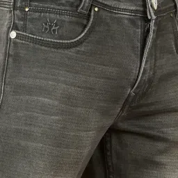 Crimsoune Club Boys Grey Solid Jeans image 5