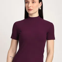 R&B Women Cotton High Neck Top-picture-28