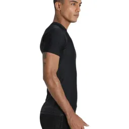 Puma Black Self Pattern Slim Fit T-Shirt image 4