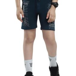 Monte Carlo Boys Teal Printed Bermuda-image-62