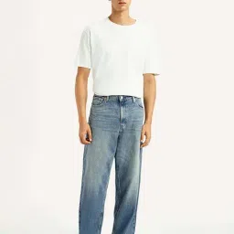 Levi's Blue Cotton Loose Fit Jeans image 4