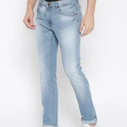 Pepe Jeans Men Blue Slim Fit Low-Rise Clean Look Stretchable Jeans image 2