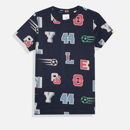 Allen Solly Junior Boys Typography Printed Pure Cotton T-shirt-picture-32