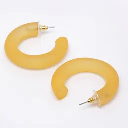 VOGUE PANASH Contemporary Half Hoop Earrings image 4