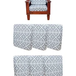 ohello Grey 6 Pieces Sofa Covers-image-60