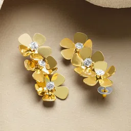 Rubans Voguish Floral Drop Earrings image 3