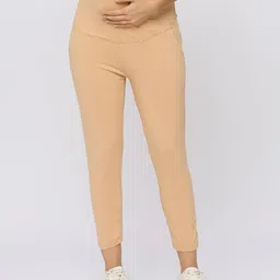 Evamomies Women Pack Of 2 Mid-Rise Ankle-Length MaternityLeggings image 3