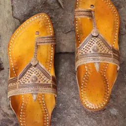 Kalapuri Men's Tan Kolhapuri Sandals-picture-28
