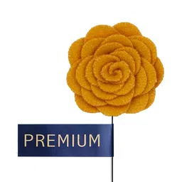 PELUCHE Unisex Yellow Blooming Charm Lapel Pin image 3