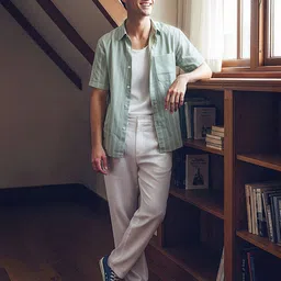 Flying Machine Men Relaxed Fit Striped Spread Collar Casual Shirt-image-98