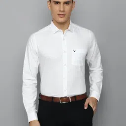 Allen Solly White Cotton Slim Fit Shirt-picture-31