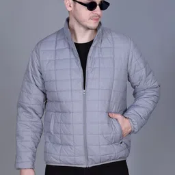 The Roadster Lifestyle Co Quilted Winter Wear Full Sleeve Jacket-picture-16