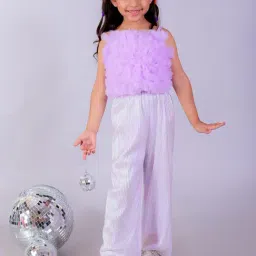 The Mom Store Girls Purple Embellished Party Dress - Pack of 2-picture-17