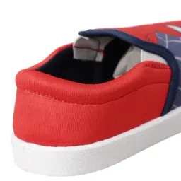 Kidsville Kids Spiderman Printed Navy & Red Loafers image 5