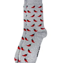 Mint & Oak Men Printed Cotton Calf Length Socks image 2