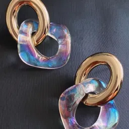 CORSICA Oval Shaped Drop Earrings image 2