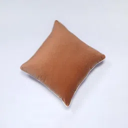 SANSKRUTIHOMES Peach-Coloured Set of 5 Velvet Square Cushion Covers image 4