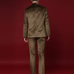 Rare Rabbit Olive Tailored Fit Solid Bandhgala image 5