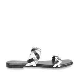 Mochi Women's Black & White Casual Sandals-picture-40