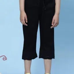 BIBA Girls Black Cotton Capris-picture-38