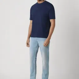 Van Heusen Navy Regular Fit T-Shirt image 4