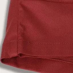 Elle Kids Red Cotton Logo Skort image 5