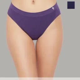 C9 Airwear Purple & Navy Hipster Panty - Pack of 2-image-91