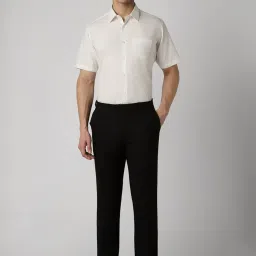 Van Heusen Black Slim Fit Trousers image 5