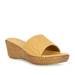 Rocia by Regal Women's Yellow Casual Wedges-image-25