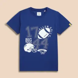 Allen Solly Boys Blue Printed T-Shirt-picture-47