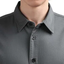 Calvin Klein Grey Relaxed Fit Shirt image 5
