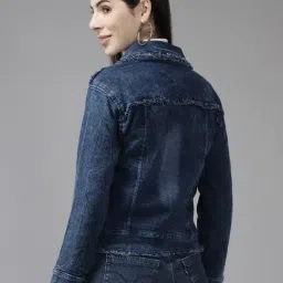 Aarika Navy Embellished Jacket image 2