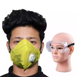 ORILEY GC-001981 Universal Unisex Plastic Goggle with Face Mask Yelllow-picture-10
