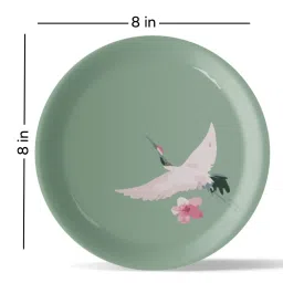 Nestroots Victorian Fauna Printed Multicolor Porcelain Wall Plate image 5