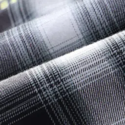 U.S. Polo Assn. Boys Black & White Cotton Checks Full Sleeves Shirts image 4